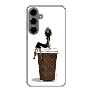 Чохли Луі Вітон для Samsung Galaxy S24 Plus (AlphaPrint - LOUIS VUITTON) (кава LOUIS VUITTON)