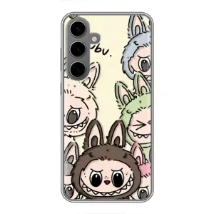 Чохол з Лабубу на Samsung Galaxy S24 Plus (Золота мавпа Bored Ape)