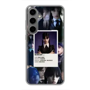 Чохли Венсдей на Samsung Galaxy S24 Plus Уенсдей (AlphaPrint) (колаж Венздей)