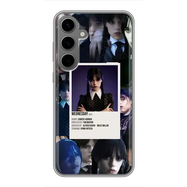 Чохол з принтом «колаж Венздей» для Samsung Galaxy S24 Plus Чохол з принтом «колаж Венздей» для Samsung Galaxy S24 Plus