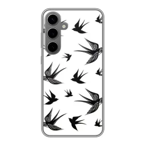 Чохол з пташками на Samsung Galaxy S24 Plus (VPrint) (Ластівки)