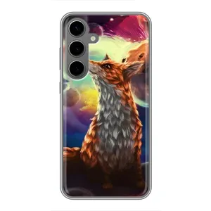 Чохли з картинкою Лисичка для Samsung Galaxy S24 Plus (VPrint) (Лисичка в космосі)
