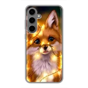 Чохли з картинкою Лисичка для Samsung Galaxy S24 Plus (VPrint) (Лисичка в гірляндах)