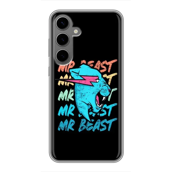 Чохол з принтом «logo Mr beast» для Samsung Galaxy S24 Plus