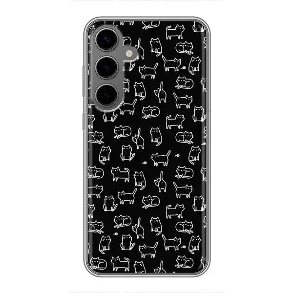 Чехол с принтом «Меленькие котики» для Samsung Galaxy S24 Plus