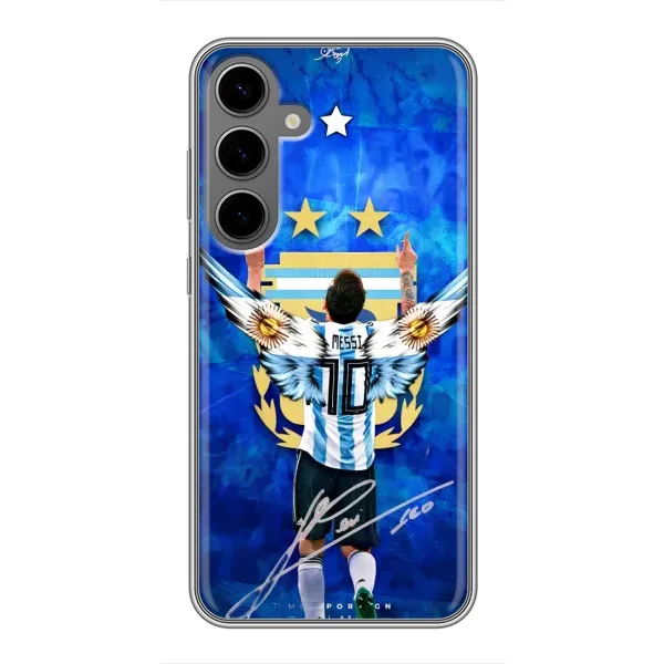 Чохол з принтом «Мессі Аргентина» для Samsung Galaxy S24 Plus