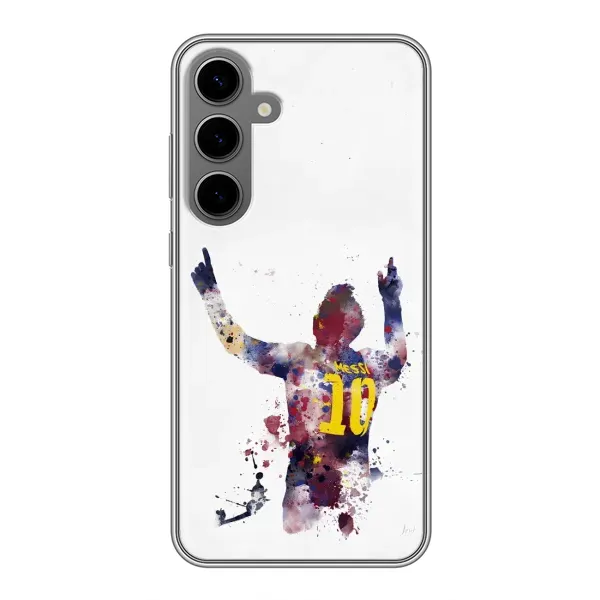 Чохол з принтом «Messi Barca» для Samsung Galaxy S24 Plus