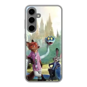 Чохол Зоотрополіс на Samsung Galaxy S24 Plus (Герої мультфільму Зоотрополіс)