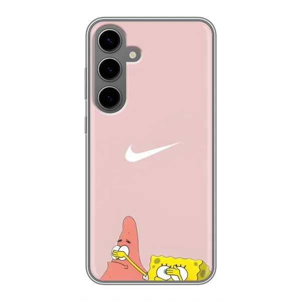 Чохол з принтом «Патрік і Губка» для Samsung Galaxy S24 Plus Чохол з принтом «Патрік і Губка» для Samsung Galaxy S24 Plus
