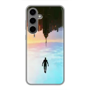Чохол з людиною павуком для Samsung Galaxy S24 Plus - (AlphaPrint) (Людина павук)