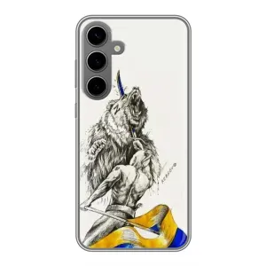 Чехлы Доброго вечора, ми за України для Самсунг С24 Плюс (AlphaPrint) (Победа)
