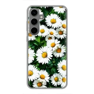 Чохол з картинкою (Стильні) Самсунг Галаксі S24 Плюс - (AlphaPrint) (Ромашки)