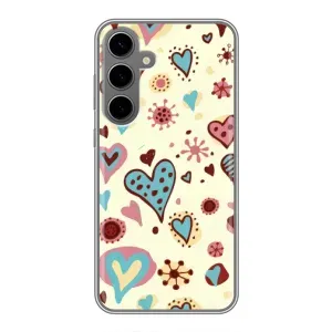 Чехлы для любимой на Самсунг Галаксі S24 Плюс (VPrint) (Сердечки)