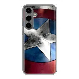 Чохол МАРВЕЛ для Самсунг Галаксі S24 Плюс (AlphaPrint) (Щит Капітана Америки)