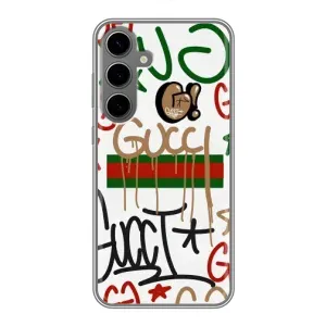 Бренднові Чохли для Samsung Galaxy S24 Plus - (PREMIUMPrint) (Стиль GUUCI)