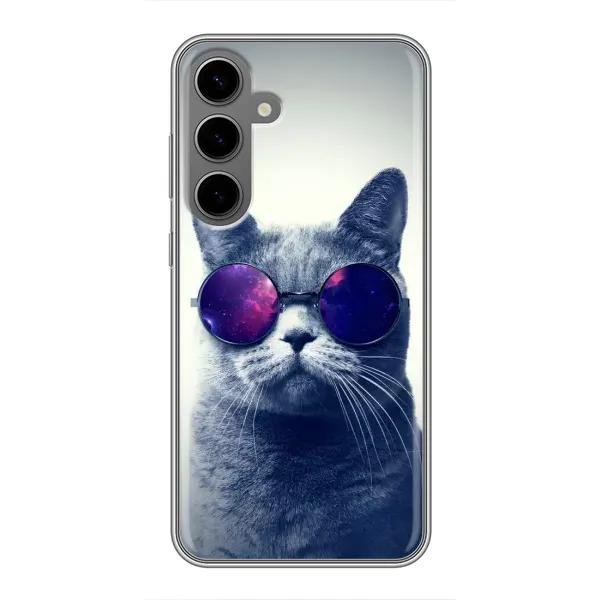 Чехол с принтом «Стильный кот» для Samsung Galaxy S24 Plus