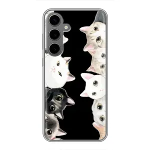 Чохол на Самсунг Галаксі S24 Плюс з Котиками (VPrint) (Погляд котиків)