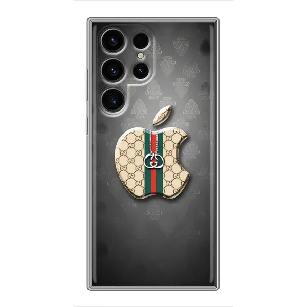 Чехол с принтом «Apple gucci» для Samsung Galaxy S24 Ultra