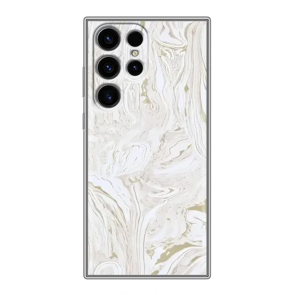 Чехол с принтом «Белый мрамор» для Samsung Galaxy S24 Ultra Чехол с принтом «Белый мрамор» для Samsung Galaxy S24 Ultra