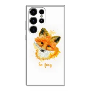 Чохли з картинкою Лисичка для Samsung Galaxy S24 Ultra (VPrint) (Дівчинка Лиса)