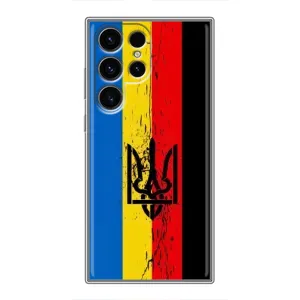 Украинские Чехлы для Samsung Galaxy S24 Ultra с картинкой УПА (AlphaPrint) (Прапор УПА)