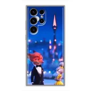 Чехол Зоотрополіс на Samsung Galaxy S24 Ultra (Романтический вечер Зверополис)
