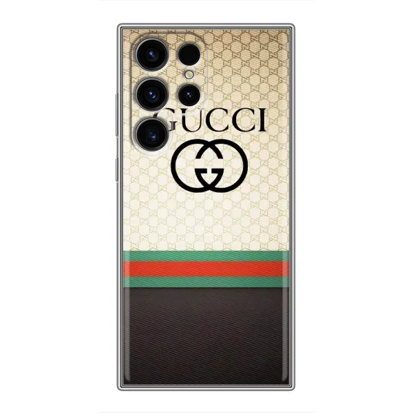 Чехол с принтом «GUCCI стиль» для Samsung Galaxy S24 Ultra