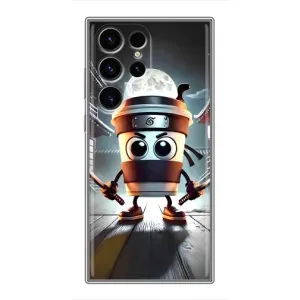 Чохол з мемом Тралалело тралала на Samsung Galaxy S24 Ultra (Капучіно асасіно)