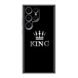 Чехол с Короной Самсунг С24 Ультра - (AlphaPrint) (KING)