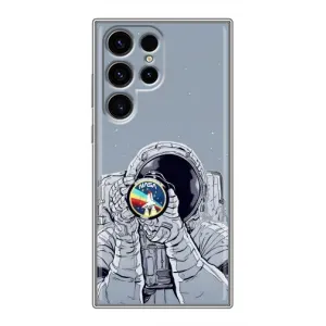 Чохол NASA для Samsung Galaxy S24 Ultra (AlphaPrint) (Космонавт фото)