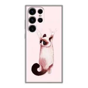 Чохол на Samsung Galaxy S24 Ultra з Котиками (VPrint) (Котик падає)