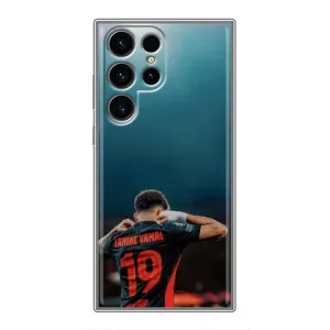Чехол с футболистом Ламин Ямаль Samsung Galaxy S24 Ultra (Ламин 19)