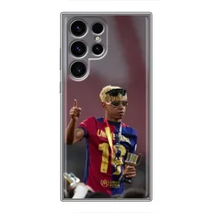 Чехол с футболистом Ламин Ямаль Samsung Galaxy S24 Ultra (Lamine Yamal)