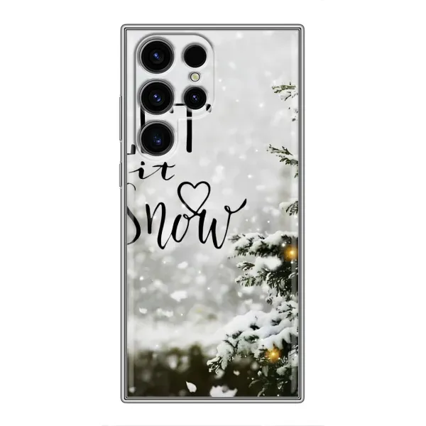 Чехол с принтом «Let it snow» для Samsung Galaxy S24 Ultra