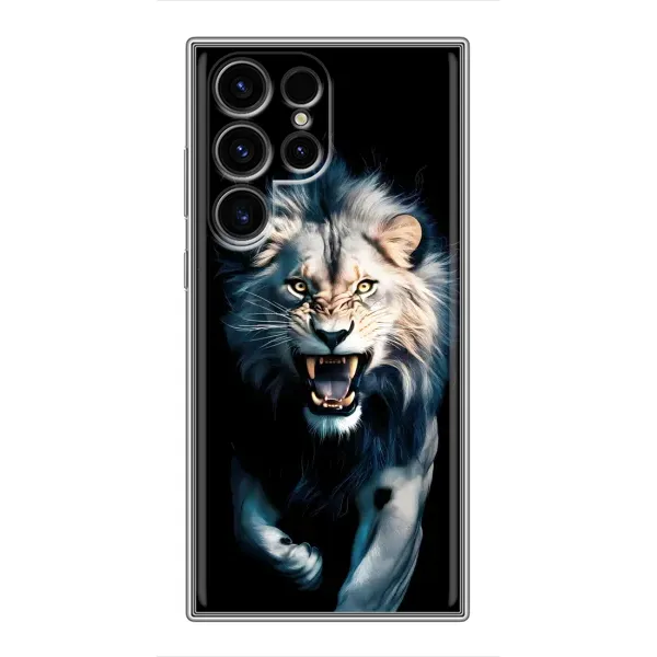 Чохол з принтом «Лев у темряві» для Samsung Galaxy S24 Ultra