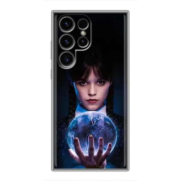 Чохол з принтом «Магічна сфера Венздей» для Samsung Galaxy S24 Ultra Чохол з принтом «Магічна сфера Венздей» для Samsung Galaxy S24 Ultra