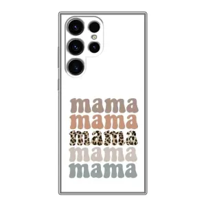 Чохли для мами на Samsung Galaxy S24 Ultra (Текстовий колаж мама)