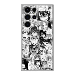 Анимешный чехол для Samsung Galaxy S24 Ultra (Ahegao manga)