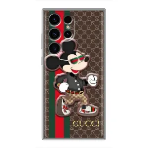 Чохли GUCCI для Samsung Galaxy S24 Ultra (AlphaPrint) (Маус Гуччі)