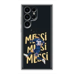 Чехлы для Samsung Galaxy S24 Ultra (Leo чемпион) (AlphaPrint) (Messi ПСЖ)