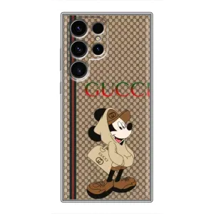 Чохли GUCCI для Samsung Galaxy S24 Ultra (AlphaPrint) (Mickey GUCCI)