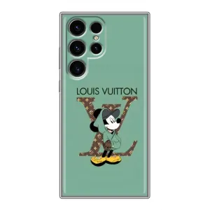 Чохли Луі Вітон для Samsung Galaxy S24 Ultra (AlphaPrint - LOUIS VUITTON) (Міккі Маус LV)