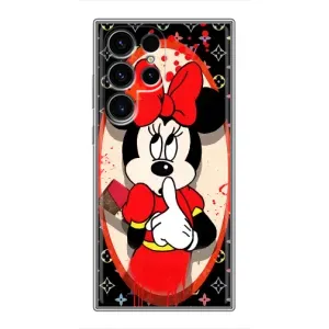 Чехол Disney Mouse Samsung Galaxy S24 Ultra (PREMIUMPrint) (Минни Маус ЛВ)
