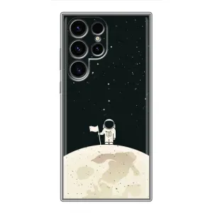 Космические Чехлы для Самсунг С24 Ультра (VPrint) (На луне)