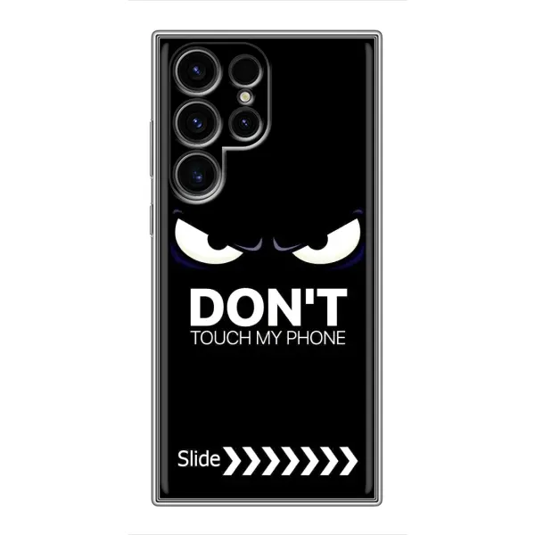 Чехол с принтом «Не трогай телефон» для Samsung Galaxy S24 Ultra