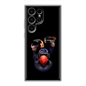 Чохол з Мавпами Samsung Galaxy S24 Ultra - (AlphaPrint) (Три мавпи)