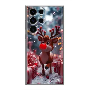 Яскравий чохол для Samsung Galaxy S24 Ultra з Зимові Оленята (Олень серед подарунків)