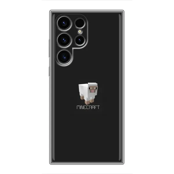 Чехол с принтом «Овечка Майнкрафт» для Samsung Galaxy S24 Ultra