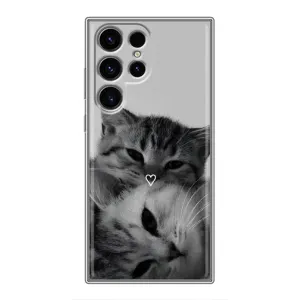 Чохол з малюнком кіт на Samsung Galaxy S24 Ultra (Пара котів)