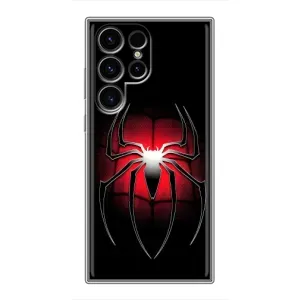 Чехол с человеком пауком для Samsung Galaxy S24 Ultra - (AlphaPrint) (Паук марвел)